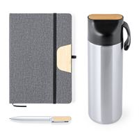 SET REGALO GREEN CON THERMOS, BLOCK E PENNA